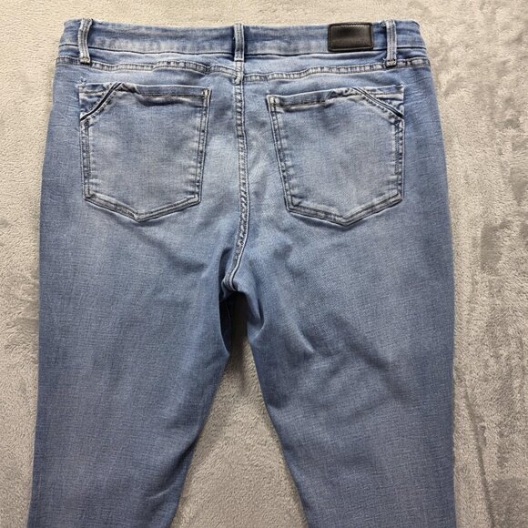 Buckle Black Jeans Womens 34x30 Light Wash Skinny Fit No. 53 Stretch Blue Denim - Picture 3 of 10